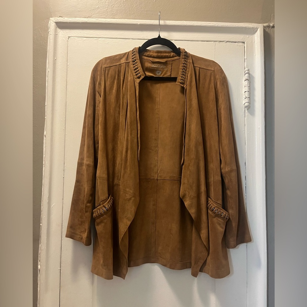 Max & Moi Genuine Suede Jacket